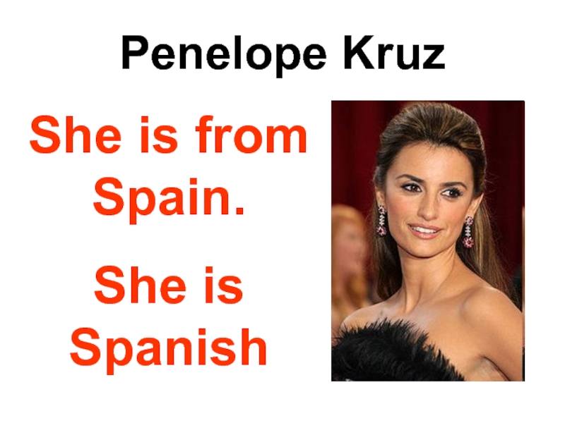 She to spain