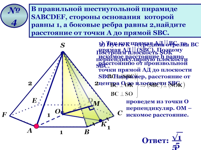 Шестиугольная пирамида презентация