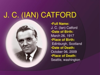 J.C. (Ian) Catford