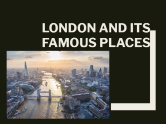 London and its famous places