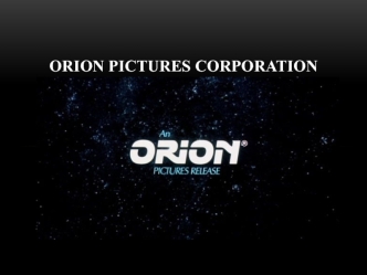 Orion pictures corporation