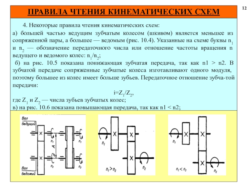 Правила чтения электрических схем