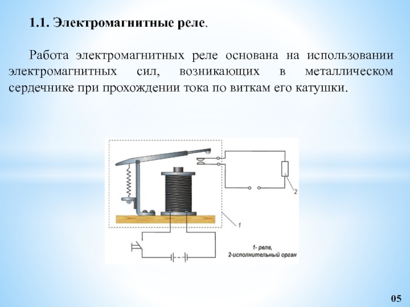 Устройство какого прибора представлено на рисунке 8 электромагнитного реле