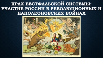 Крах Вестфальской системы: участие России в революционных и наполеоновских войнах