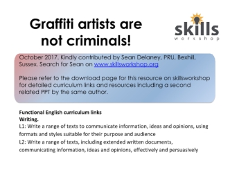 l1l2graffitiartistsnotcriminals