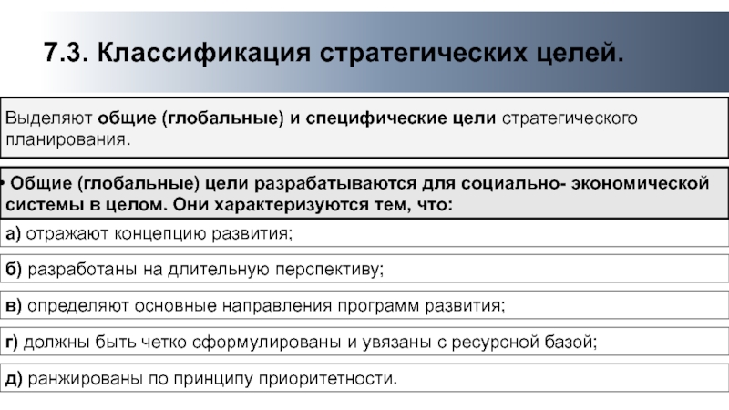 Цели стратегического планирования. Классификация стратегических целей. Классификация стратегических целей предприятия. Классификация стратегического планирования. Общие и специфические цели.