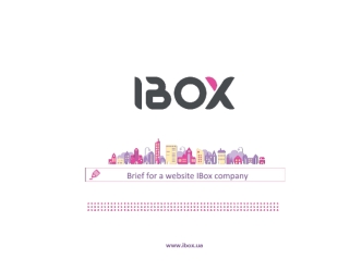 Brief for a website IBox company