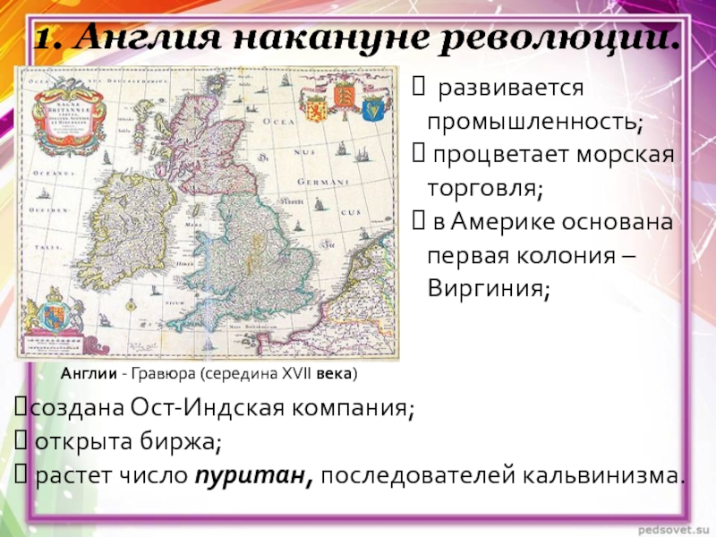 Революция англии 7 класс парламент против короля