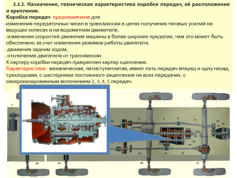 Коробка передач бмп 2 схема