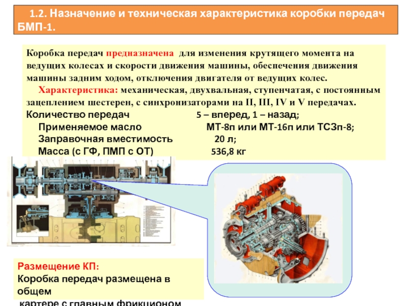 Схема переключения передач бмп 1