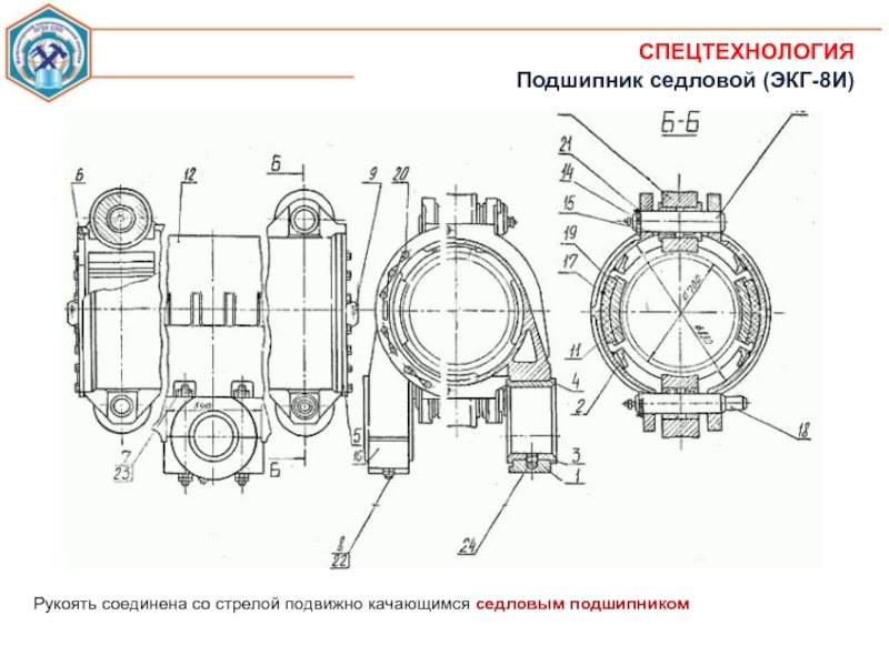 Седловой подшипник экг 10