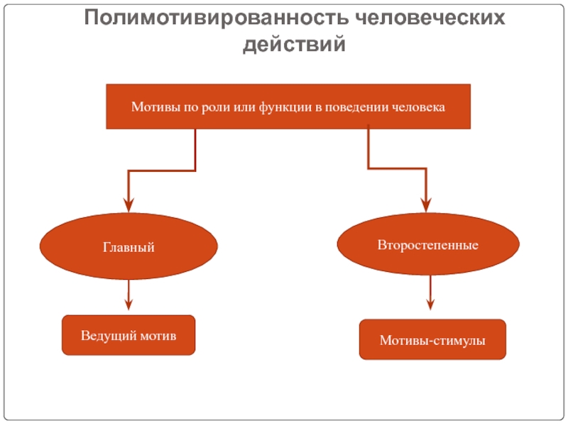 Структура мотива. Полимотивированность деятельности человека. Ведущие и второстепенные мотивы. Полимотивированность профессиональной деятельности. Полимотивированность деятельности примеры.