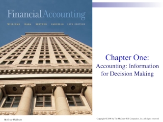 Accounting: Information for Decision Making