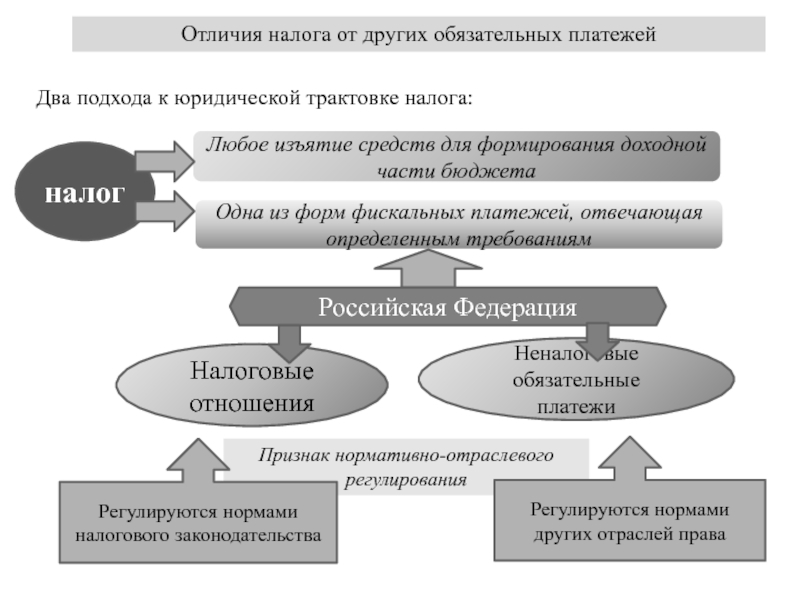 Отличия налогов. Отличие налогов от других обязательных платежей. Отличие налога от иных обязательных платежей. Отличие налогов от пошлин. Отграничение налогов от иных обязательных платежей.