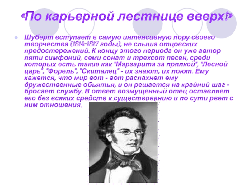 Презентация творчество шуберта