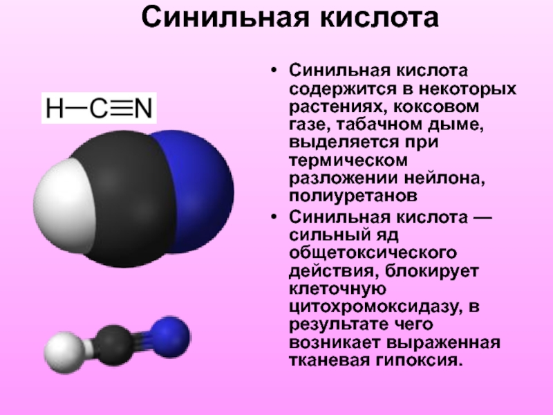 Раствор синильной кислоты