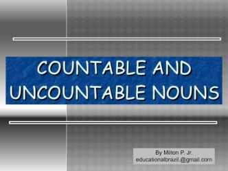 Countable nouns