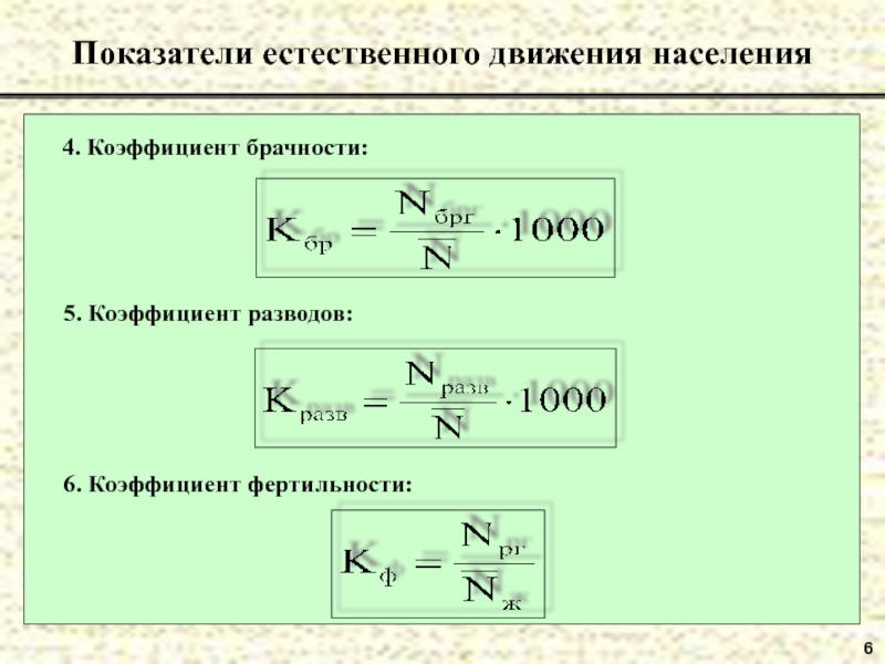 Коэффициент естественного. Коэффициент естественного движения населения формула. Рассчитать показатели естественного движения населения. Статистические показатели естественного движения населения. Коэффициент естественного движения населения формула для расчета.