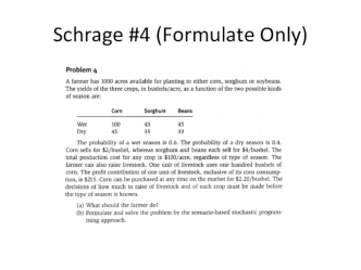 Schrage #4 (Formulate Only)