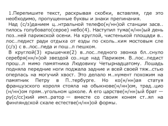 Всероссийская проверочная работа по русскому языку