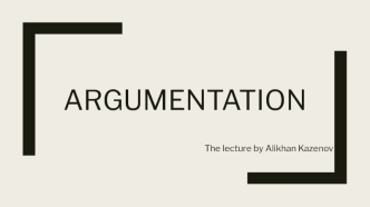 Argumentation