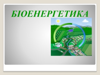 Біоенергетика. Потенціал енергії біомаси України