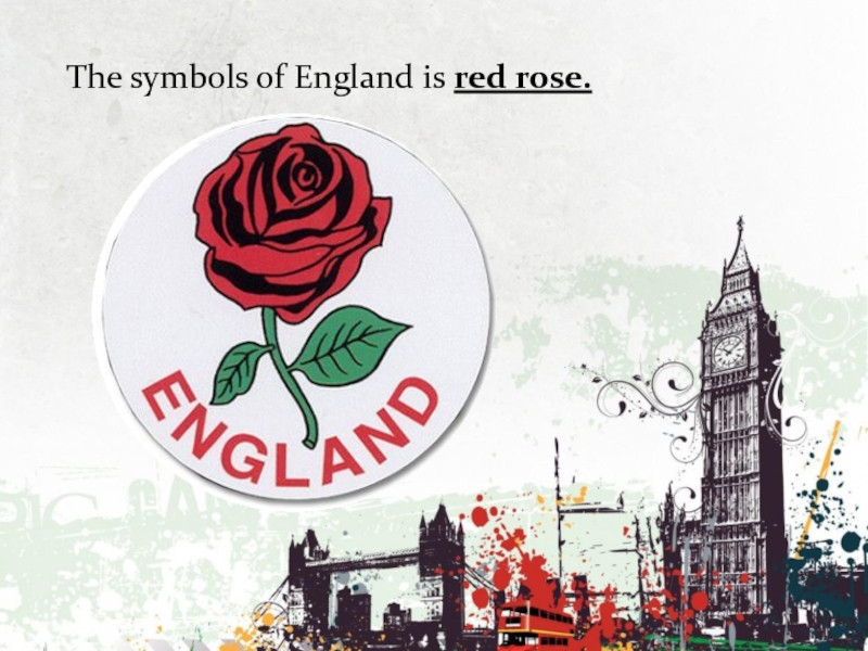 The national symbol of england is