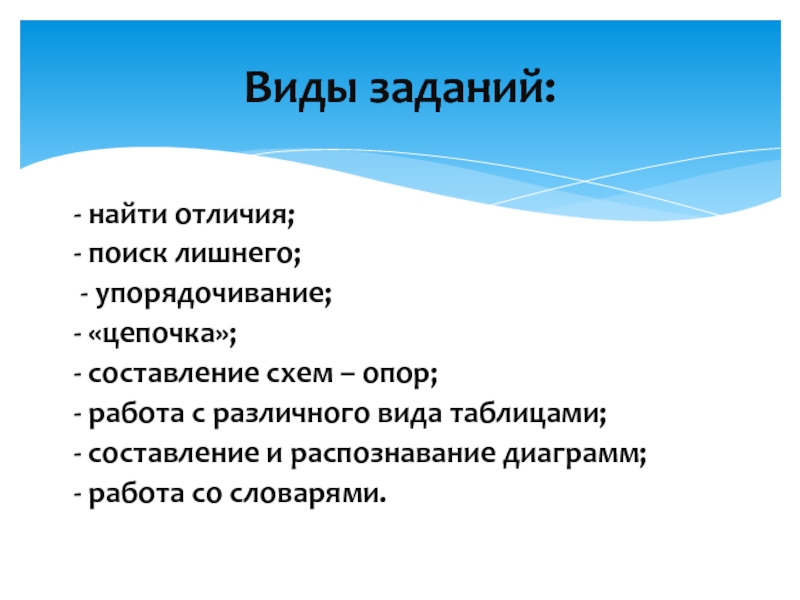 Виды заданий в тестах. Виды заданий. Виды заданий на уроке русского языка. Виды упражнений на уроках русского языка. Типы упражнений.