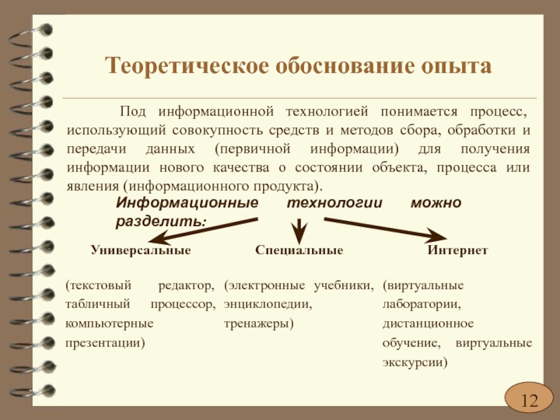 Обосновывать опыт. Теоретическая обоснованность опыта:. Научно-теоретическое обоснование эксперимента. Обоснование методов сбора данных. Получение теоретическое обоснование.