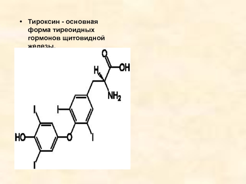 Природа тироксина