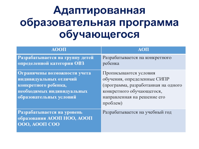 Адаптированная образовательная программа обучающегося. По какой программе обучаются дети в 2089.