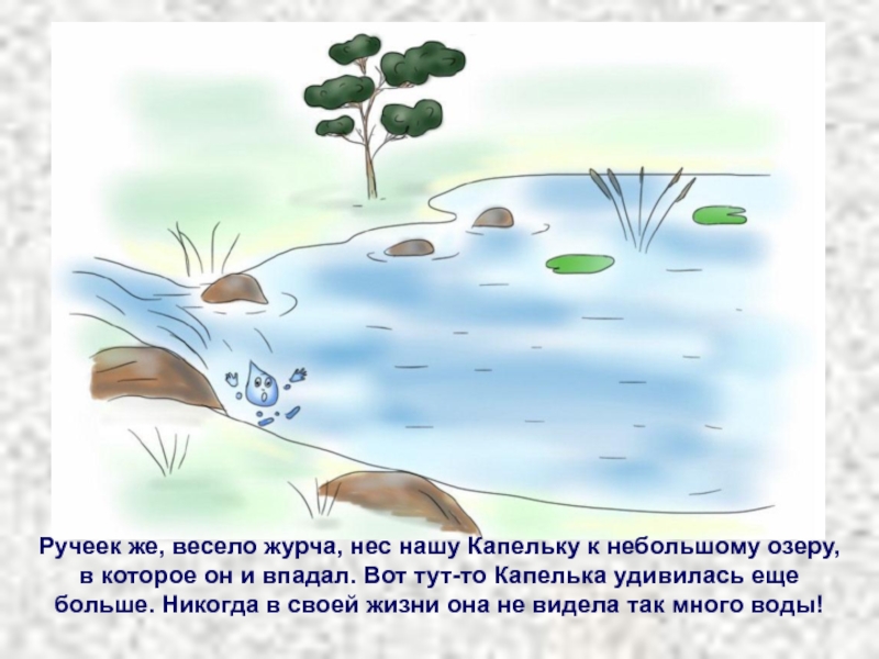 Кончился дождь и высохли капельки воды на листьях схема предложения