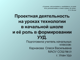 выступление на МО презентация