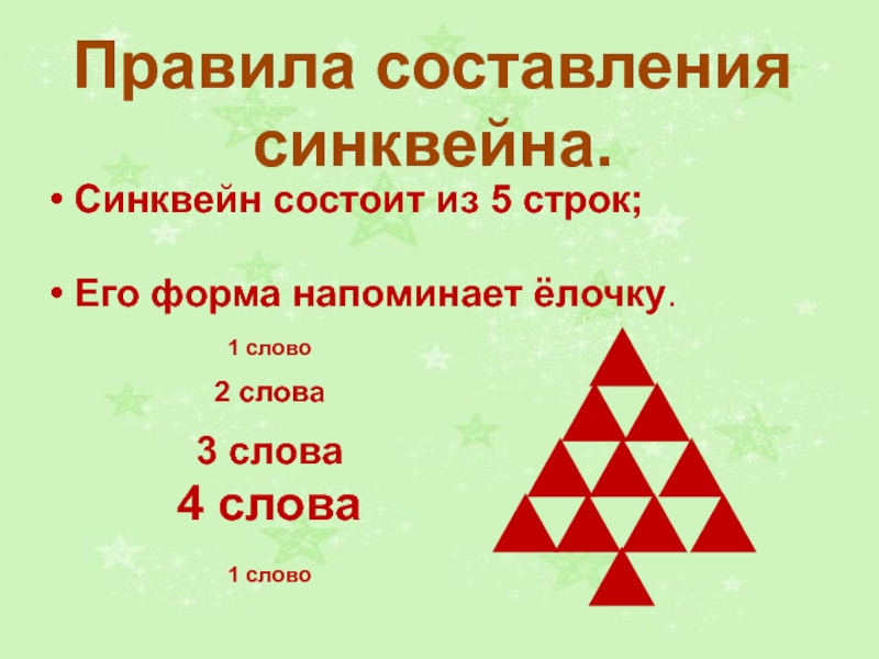 Составить 4 синквейна