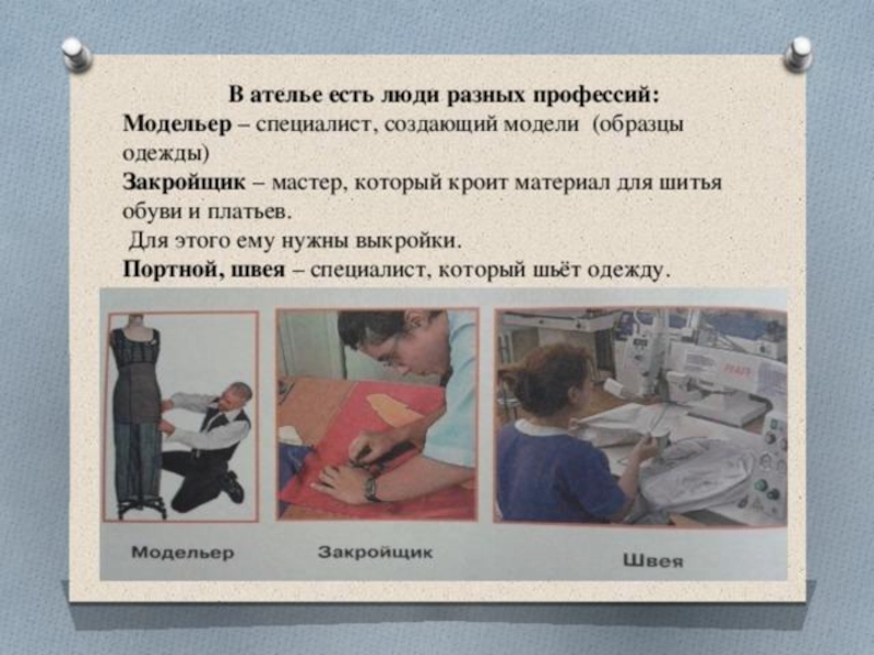 Ателье 3. Технология 3 класс ателье мод одежда. Профессии в ателье мод. Кто шьет одежду профессия. Презентация на тему ателье.