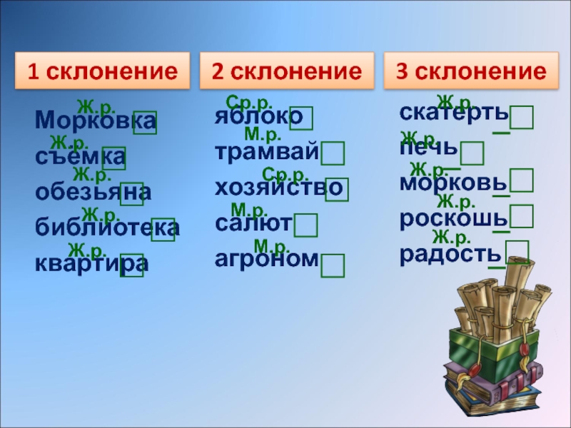 Морковь склонение. Морковь какое склонение. Яблоко склонение. Морковка склонение.