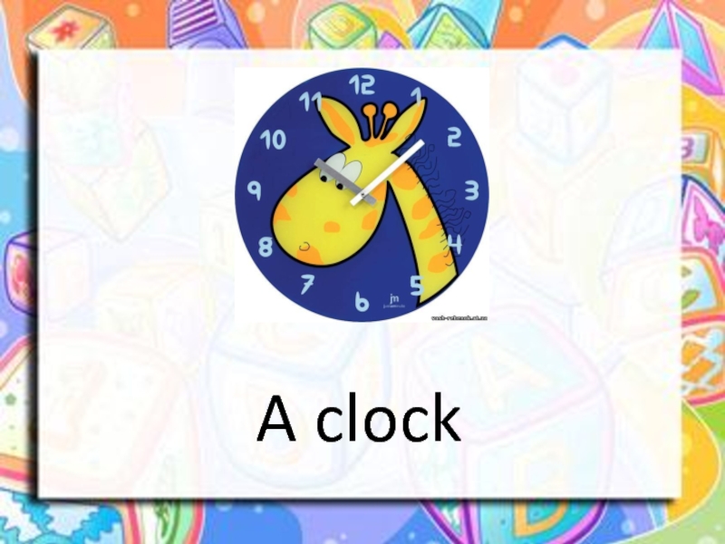 A clock