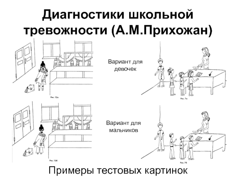 Ситуативные картинки школьная тревожность