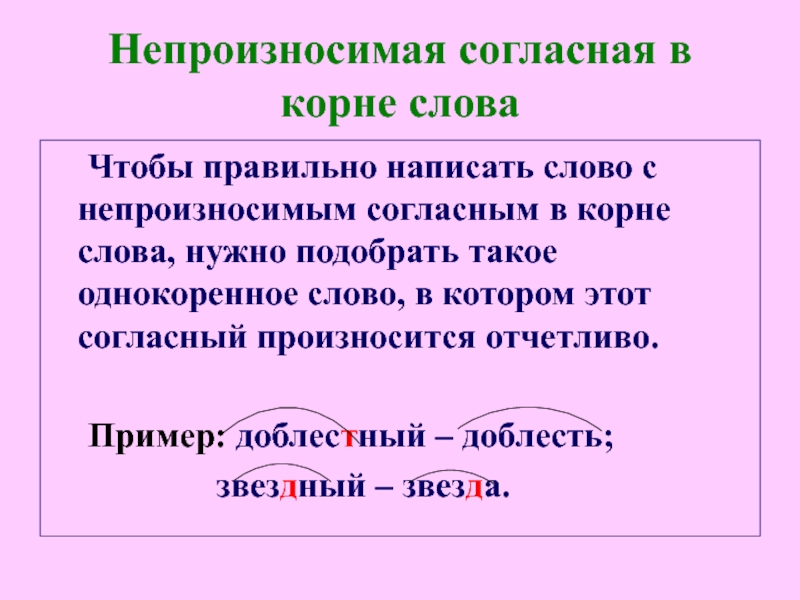 Корень в слове картину