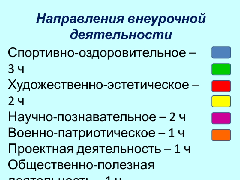 Спортивно оздоровительное направление внеурочной деятельности