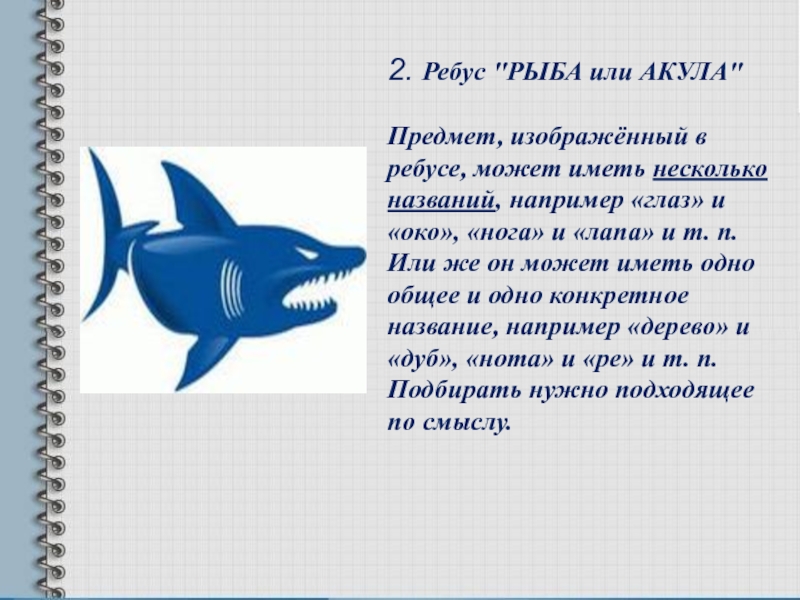 Значение слова рыба. Ребус рыба. Ребус акула. Акула ребус для детей. Ребус название рыбы.